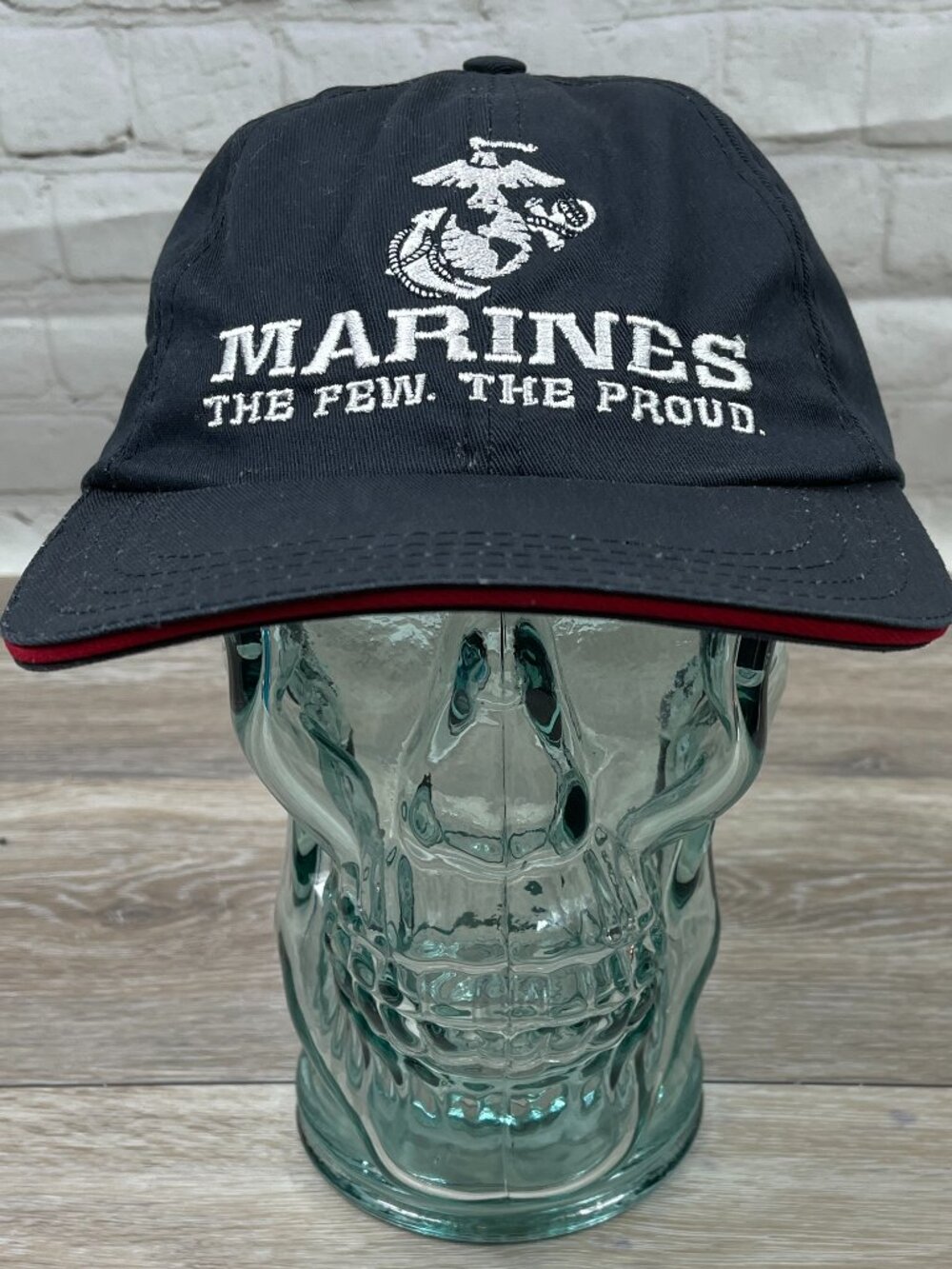 VINTAGE MADE IN THE U.S.A. MARINES THE FEW. THE PROUD.  STRAP BACK HAT CAP